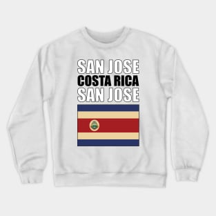 Flag of Costa Rica Crewneck Sweatshirt